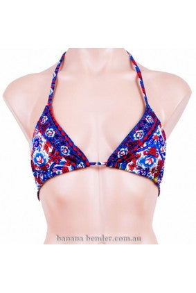 Swimwear - Bikini Top - Miss Cocoa - Bora Bora - Spliced Siding Tri with Removable Pads