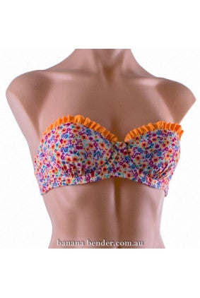 Bikini - Top - Piha - Underwire Balconette - Neon Orange