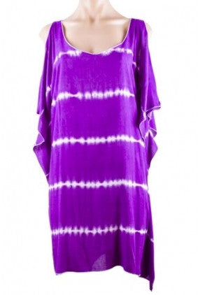 Kaftan - Sun Goddess - Open Sleeve - One Size - Light Purple