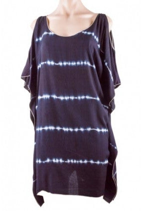 Kaftan - Sun Goddess - Open Sleeve - One Size - Black