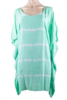 Kaftan - Sun Goddess - Open Sleeve - One Size - Mint