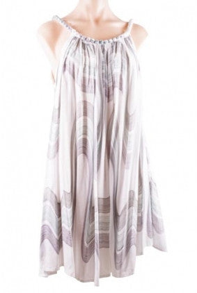 Dress - Casual - Sun Goddess - Bauble - Tri Swirl - Grey and Green