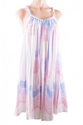 Dress - Casual - Sun Goddess - Bauble - Tri Swirl - Blue Pink Purple